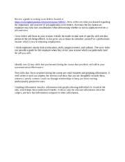 Please refer to the sample cover letters for a picture of the finished product. Eng 315 Profcomm Discussion 10 Review A Guide To Writing Cover Letters Located At Https Owl English Purdue Edu Owl Resource 549 01 Next Reflect On Course Hero