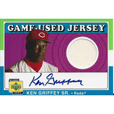 Of course, the ken griffey, jr., baseball card journey gets serious beginning with his 1989 rookie cards, and there are plenty from which to choose.here is a rundown of each of those 1989 cards, along with the best web resources to give you the full scoop on each one. Ken Griffey Sr Autographed Upper Deck Jersey Card