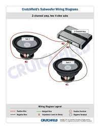 Each part should be placed and linked to different parts in particular manner. 2 Ohm Sub Wiring Diagram Origin At Dual 1 Subwoofer Wiring Subwoofer Car Audio Installation
