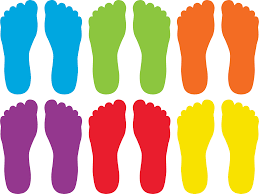Spot On Carpet Markers Footprints 7 In 2020 Back To School Checklist Footprint Kids Exercise Activities