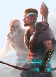 Grown Up Atreus With Kratos Fan Art Kratos God Of War God Of War War Art