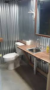 Check out our lowest priced option within metal shower walls & surrounds, the passage corner shower shelf in brushed metal by american standard. 56 Best Tin Shower Ideas Tin Shower Rustic Bathrooms Rustic Bathroom