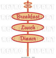 My name is martin green. Vector Clip Art Of Retro Tan Restaurant Sign Advertising Breakfast Lunch And Dinner By Andy Nortnik 33129