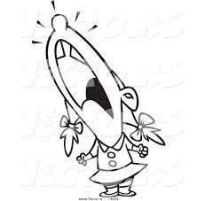 Crying child image to coloring for free. Screaming Little Girl Coloring Page 113 Coloring Me Responsible