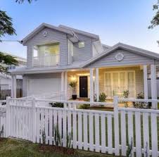 Coorparoo Brisbane Hamptons House Exterior Hamptons House Hamptons Style Homes