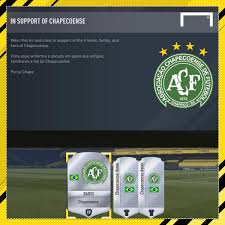 In the last round, they managed to snatch a draw against athletico paranaense in the last seconds, which could boost their confidence a bit. Ea Sports Pays Tribute To Chapecoense With Fifa 17 Ultimate Team Nod Goal Com