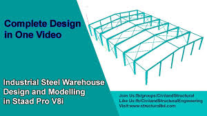 Be informed & save more steel truss, steel trusses, steel truss, steel roof trusses. Industrial Steel Warehouse Design And Modeling In Staad Pro V8i Youtube
