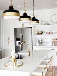 Black And Gold Kitchen Tiles Kitchen Update Pendant Faucet Edition White Lane Decor Home Decor Kitchen Updated Kitchen Kitchen Interior