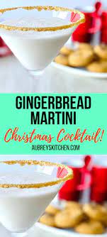 Gingerbread Martini Christmas Cocktail Recipe Christmas Cocktails Recipes Christmas Cocktails Easy Christmas Martini Recipes