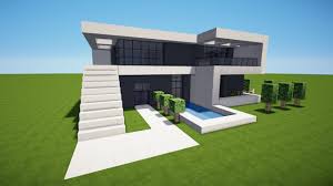 Here's some inspiration for your next survival or creative game. Minecraft Modernes Haus Mit Pool Bauen Tutorial Haus 154 Youtube