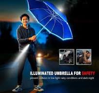 Amazon.com: Lynkaye Auto-Open Light Up LED Rain Umbrella,32 ...