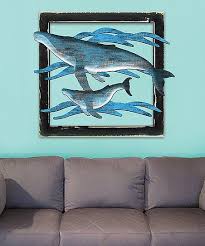 Shop for turquoise wall art from the world's greatest living artists. G Debrekht Turquoise Whales In Frame Rustic Wooden Wall Decor Best Price And Reviews Zulily