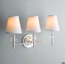 Chloe And Guest Bath Restoration Hardware Sconce Over Each Mirrir Traditional Bathroom Lighting Traditional Bathroom Bathroom Sconces