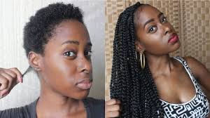 To braid hair extensions, first decide on the type of hairstyle you want and the type of extensions you'll use. How To Do Braid Extensions On Short Natural Hair Short Natural Hairstyle