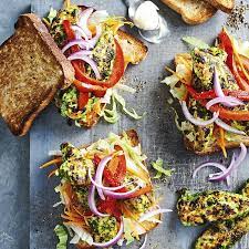 Chargrilled Chicken Pesto Club Recipes Chargrilled Chicken Lunch Snacks