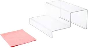 Under the shelf organizers slip right over the shelf, giving you an extra space to work with. Amazon Com Combination Of Life 2 Tier Acrylic Shelf Risers And Organizers Ideal For Kitchen Cabinet Bathroom Counter 7 9 Inches W By 7 Inches D By 3 5 Inches H Home Kitchen