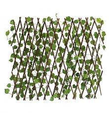 Windscreen4less artificial faux ivy leaf decorative fence screen 6' x 14' ivy leaf decorative fence screen Garden Patio Yard Expandable Artificial Ivy Leaf Fence Decorations Screen