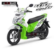 Honda beat 2021 tersedia dalam 8 pilihan warna. Warna Hijau Modifikasi Motor Beat Modifikasi Motor Terbaru 2021