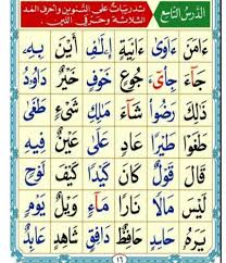 الدرس التاسع تدريبات على التنوين وأحرف المد الثلاثة Word Search Puzzle Words Blog Posts