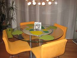 Ikea dining tables come with different sizes and heights. Leaf Shaped Place Mats For Round Dining Table Ikea Hackers