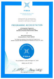 Bau became active in 1960. Accreditation Beirut Arab University