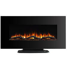 H 24 x w43.5 x d 24 cm. Whalen Electric Wall Fireplace 39 1400 W Black Af510 J21h H Rona