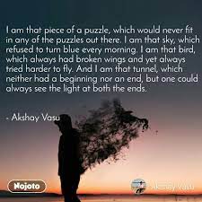 I Am That Piece Of A Puzzle Which Would Never Fit English Quote