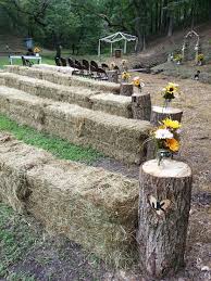hay bale seating hay bale seating barn wedding decorations farmer wedding