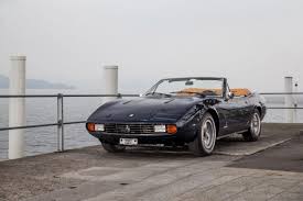 The convertible top looks good up or down, and folds easily out of sight when down. Ferrari 365 Gtc 4 Spyder Cars 1971 Wallpapers Hd Desktop And Mobile Backgrounds