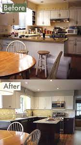 Designer jennifer allison shortened the height of the upper cabinets to improve sight lines, extended the peninsula and infused the. Galley Kitchen Remodel Before And After Ideas 2019 Trends Onabudget Small Beforeandaf Galley Kitchen Remodel Galley Kitchen Renovation Galley Kitchen Design