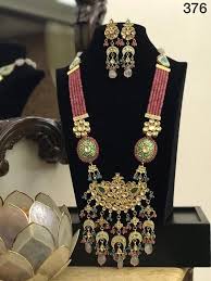 Royal Jewellery Set In Beads Kundan Very High Quality Kundan Etsy Royal Jewelry Fancy Jewellery Necklace Designs