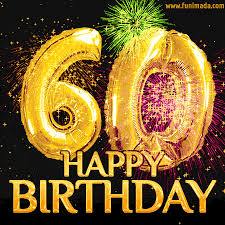 60 geburtstag karte selber basteln; Happy 60th Birthday Animated Gifs Download On Funimada Com