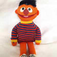 Sesame Street Ernie Doll Vintage Kid S Toy Etsy Vintage Kids Toys Kids Toys Vintage Children