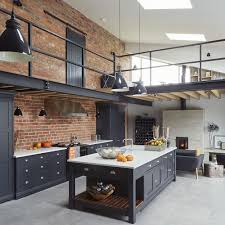 This kitchen designed by etc.etera features edgy concrete floors, a retro. Step Inside This Modern Industrial Style Barn Conversion Country House Interior Interior Design Kitchen Industrial Kitchen Design
