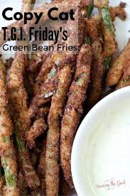 Green bean appetizers drain green beans and separate into groups of. Fried Green Beans Tgi Fridays Copycat Recipe Savoring The Good