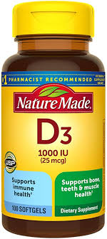 Supplementing vitamin d3 and k2 comes with all the benefits of vitamin d and vitamin k, but also some unique health benefits that are only unlocked when these two vitamins are used together. Amazon Com Vitamin D3 100 Softgels Vitamin D 1000 Iu 25 Mcg Helps Support Immune Health Strong Bones And Teeth Muscle Function 125 Of The Daily Value For Vitamin D In Only