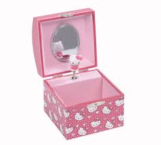 Only genuine antique boxed jewellery approved for sale on www.sellingantiques.co.uk. Hello Kitty Musical Jewellery Box