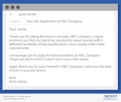 Starting from the very beginning, a unique subject line will always stand out. How To Write A Job Rejection Email Sample More