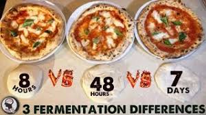 Both are pretty good periods of time. Pizza Dough 3 Best Fermentation Times 8h Vs 48h Vs 7days Youtube