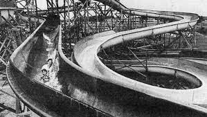 That boom began in the 70's at disney (there's a fascinating read on disney's abandoned water park here). Abandoned Thunder Island Water Park In Westfield Consumed By Nature And Graffiti