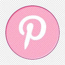 Pinterest Icon Pink Circle Material Property Logo Symbol Sticker Number Png Marker Icon Apple Icon Map Icons