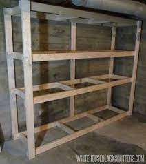 Keep barely used bicycles out of the way with. How To Make A Basement Storage Shelf