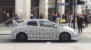 What is honda civic r? Honda Civic Type R 2015 Prototype Spotted In London Car Magazine