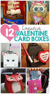 Sometimes i think it's the minor holidays that might put me under as a mom! 12 Creative Valentine Card Boxes I Heart Arts N Crafts Valentine Card Box Valentines Cards Creative Valentines
