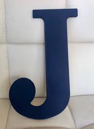 Download 110 letter j logo free vectors. Navy Blue Letter Hand Painted Letter J Nursery Letter Door Etsy Boys Room Lettering Kids Room Wall Nursery Letters