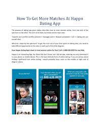 Turning awkward dates into meaningful connections. Happn Dating App Customer Service By Mathyuryan382 Issuu