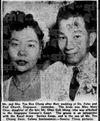 Mrs Yeo Cheow Wai nee Chia Teck Neo