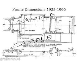 1966 ford fairlane nos frame dimensions front wheel alignment specs ebay ebay