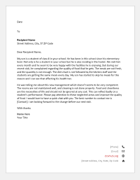 If you are writing a business plan, oftentimes it helps to see a completed plan. Complaint Letter To School About Boarding Facilities Document Hub