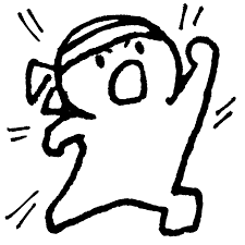 はちまきをつけてガッツポーズ やるぞーやる気満タンです illust illustration material tegakidesuno イラスト 素材 てがきですの イラスト 頑張る イラスト 自分ツッコミくま